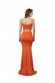Sleeveless Spandex Mermaid Long Strapless Prom Dress Canada Store
